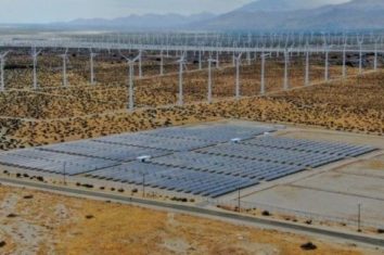 large solar farm in california