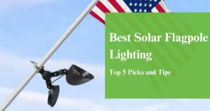 best solar flagpole light