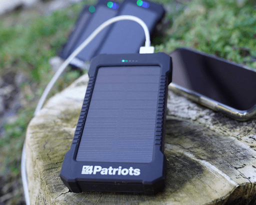 Patriot power cell solar power bank