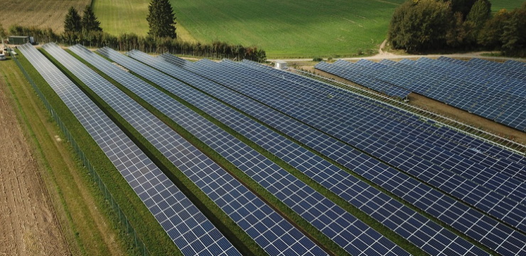 a renewable solar power plant