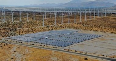 large solar farm in california