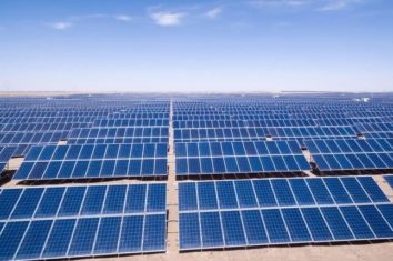 several solar microgrids together in the desert